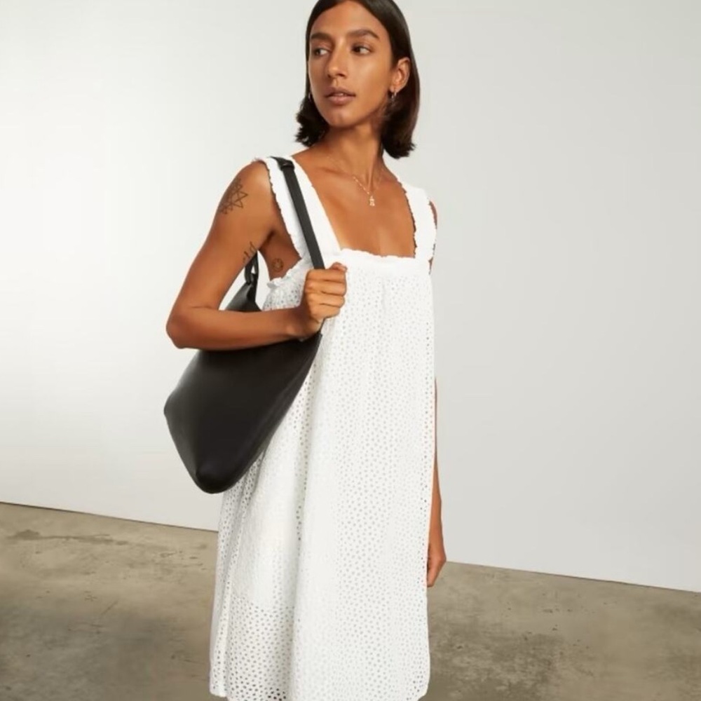 Everlane White Eyelet Dress